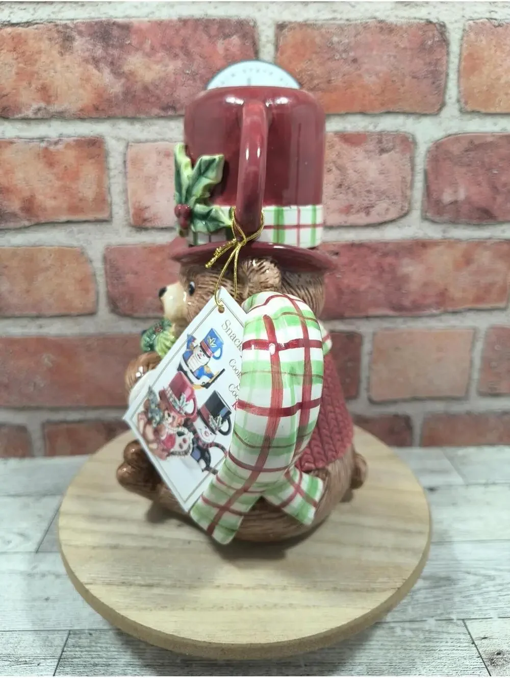 Fitz and Floyd Snack Therapy Cocoa Set Tea Christmas Teddy Bear Teapot and Mug
